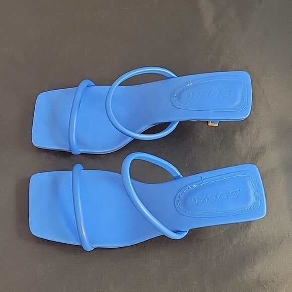 BRAND NEW SODA TWO-STRAP HEELED WOMEN"S SANDALS - Picture 10 of 16